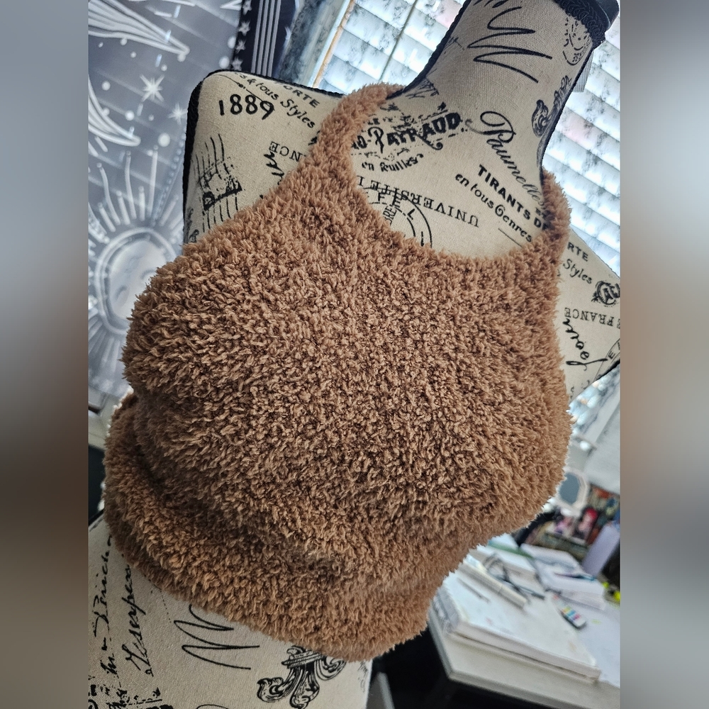 SKIMS Cozy Knit Halter Bra Top